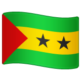 Emoji Bendera São Tomé & Príncipe WhatsApp