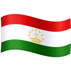 Emoji Bendera Tajikistan Facebook