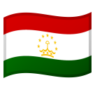 Emoji Bendera Tajikistan Google