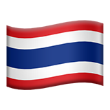 Emoji Bendera Thailand Apple