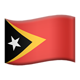 Emoji Bendera Timor-Leste Apple