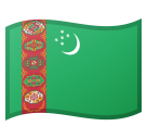 Emoji Bendera Turkmenistan Google