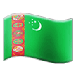 Emoji Bendera Turkmenistan Samsung