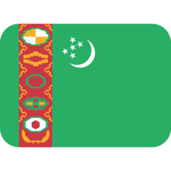 Emoji Bendera Turkmenistan Twitter