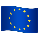 Emoji Bendera Uni Eropa WhatsApp