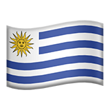 Emoji Bendera Uruguay Apple