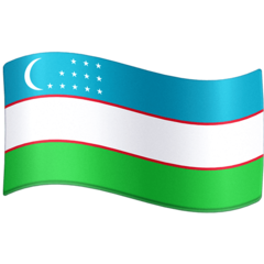 Emoji Bendera Uzbekistan Facebook