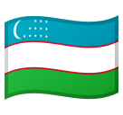 Emoji Bendera Uzbekistan Google