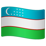 Emoji Bendera Uzbekistan WhatsApp