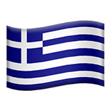 Emoji Bendera Yunani Apple