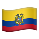 Emoji Bendra Ekuador Apple