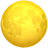 Emoji Bulan Purnama Apple