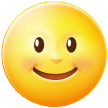 Emoji Bulan Purnama dengan Wajah Samsung