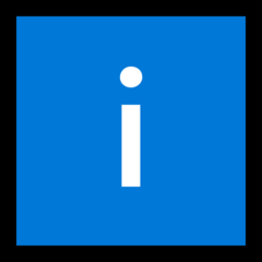Emoji Informasi Microsoft