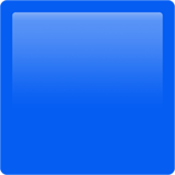 Emoji Kotak Biru Apple