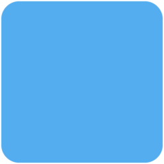 Emoji Kotak Biru Twitter