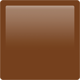 Emoji Kotak Coklat Apple