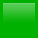 Emoji Kotak Hijau Apple