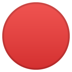 Emoji Lingkaran Merah Google