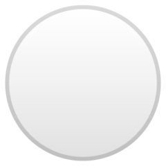 Emoji Lingkaran Putih Google