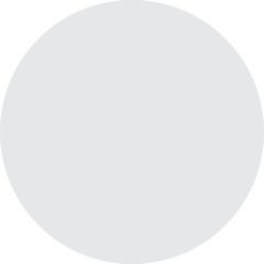 Emoji Lingkaran Putih Twitter