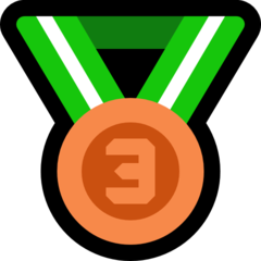 Emoji Medali Juara 3 Microsoft