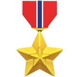 Emoji Medali Militer Apple