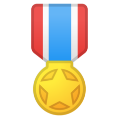 Emoji Medali Militer Google