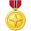 Emoji Medali Militer Samsung