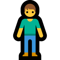 Emoji Orang Berdiri Microsoft