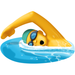 Emoji Orang Berenang Facebook