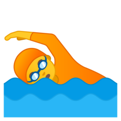 Emoji Orang Berenang Google