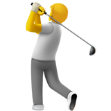 Emoji Orang Bermain Golf Apple