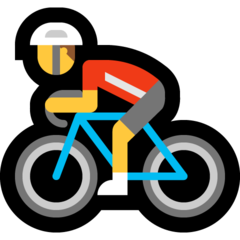 Emoji Orang Bersepeda Microsoft