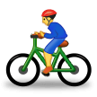Emoji Orang Bersepeda Samsung