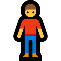 Emoji Pria Berdiri Microsoft