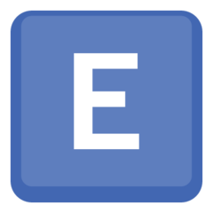 Emoji Simbol Indikator Regional Huruf E Facebook