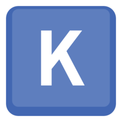 Emoji Simbol Indikator Regional Huruf K Facebook