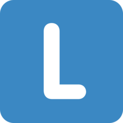 Emoji Simbol Indikator Regional Huruf L Twitter