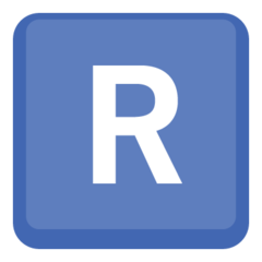Emoji Simbol Indikator Regional Huruf R Facebook