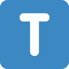 Emoji Simbol Indikator Regional Huruf T Twitter