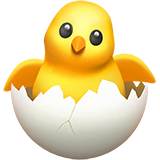 Emoji Anak Ayam Menetas Apple