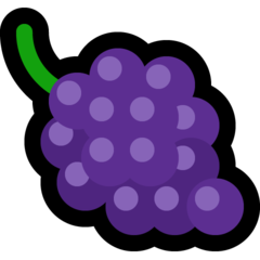 Emoji Anggur Microsoft