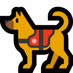 Emoji Anjing Pelayan Microsoft