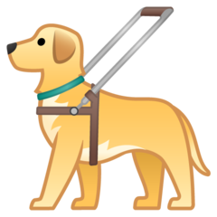 Emoji Anjing Penuntun Google