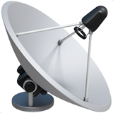 Emoji Antena Satelit Apple