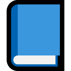 Emoji Buku Biru Microsoft
