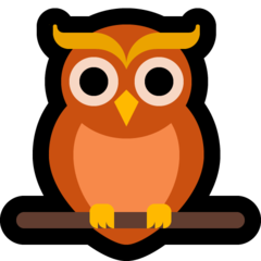 Emoji Burung Hantu Microsoft