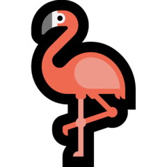 Emoji Flamingo Microsoft