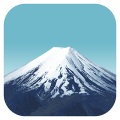 Emoji Gunung Fuji Facebook